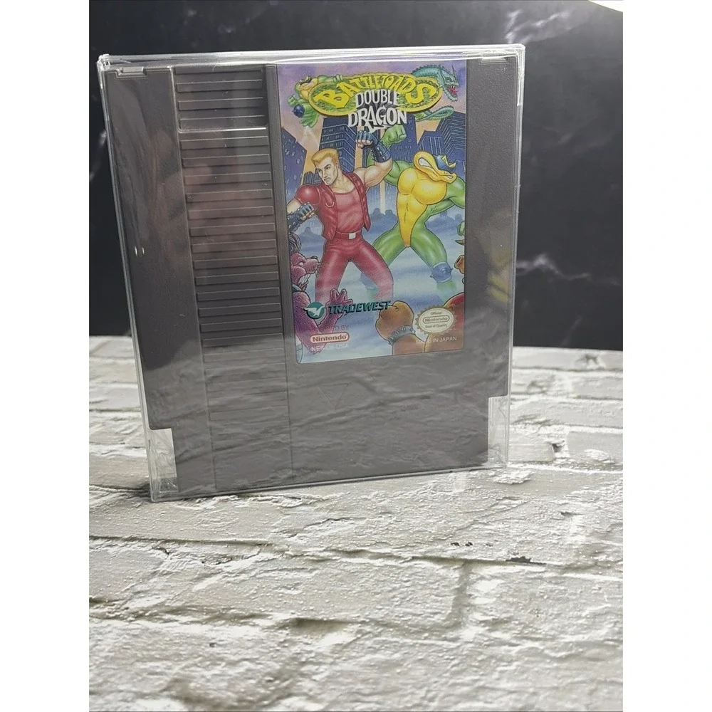 Battletoads & Double Dragon - Authentic Nintendo NES Game - Very Clean - T&W -NM
